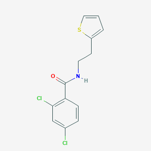 2,4-dichloro-N-[2-(2-thienyl)ethyl]benzamide