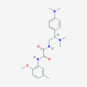 N1-(2-(dimethylamino)-2-(4-(dimethylamino)phenyl)ethyl)-N2-(2-methoxy-5-methylphenyl)oxalamide