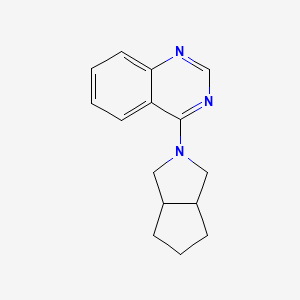 4-(3,3a,4,5,6,6a-Hexahydro-1H-cyclopenta[c]pyrrol-2-yl)quinazoline