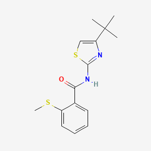 N-(4-(tert-butyl)thiazol-2-yl)-2-(methylthio)benzamide