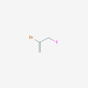 molecular formula C3H4BrI B2630587 2-Bromo-3-iodoprop-1-ene CAS No. 111036-04-5