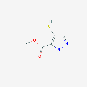 Methyl 2-methyl-4-sulfanylpyrazole-3-carboxylate
