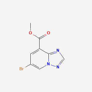 Methyl 6-bromo-[1,2,4]triazolo[1,5-a]pyridine-8-carboxylate
