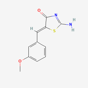 (Z)-2-amino-5-(3-methoxybenzylidene)thiazol-4(5H)-one