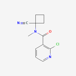 2-chloro-N-(1-cyanocyclobutyl)-N-methylpyridine-3-carboxamide