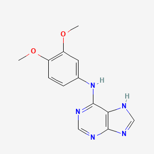 N-(3,4-dimethoxyphenyl)-7H-purin-6-amine