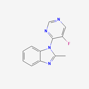 1-(5-Fluoropyrimidin-4-yl)-2-methylbenzimidazole