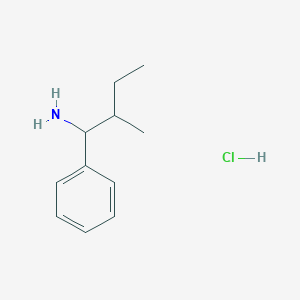 2-Methyl-1-phenyl-1-butylamine Hydrochloride