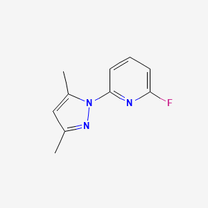 2-(3,5-dimethyl-1H-pyrazol-1-yl)-6-fluoropyridine