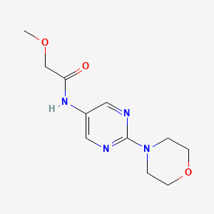 2-methoxy-N-(2-morpholinopyrimidin-5-yl)acetamide