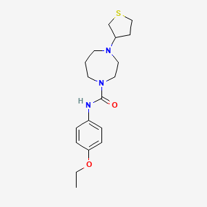 N-(4-ethoxyphenyl)-4-(tetrahydrothiophen-3-yl)-1,4-diazepane-1-carboxamide