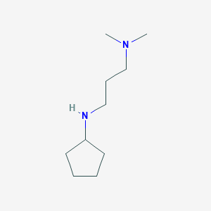 molecular formula C10H22N2 B2630783 N'-cyclopentyl-N,N-dimethylpropane-1,3-diamine dihydrochloride CAS No. 955896-72-7