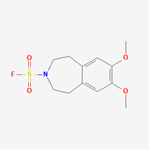 7,8-Dimethoxy-1,2,4,5-tetrahydro-3-benzazepine-3-sulfonyl fluoride