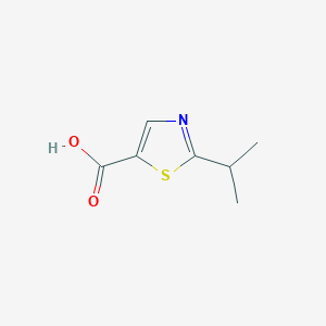 molecular formula C7H9NO2S B2630800 2-Isopropylthiazole-5-carboxylic acid CAS No. 62657-87-8