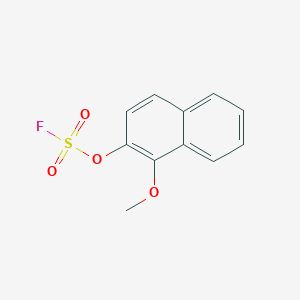 molecular formula C11H9FO4S B2630801 2-Fluorosulfonyloxy-1-methoxynaphthalene CAS No. 2411283-66-2