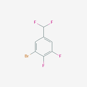 1-Bromo-5-(difluoromethyl)-2,3-difluorobenzene