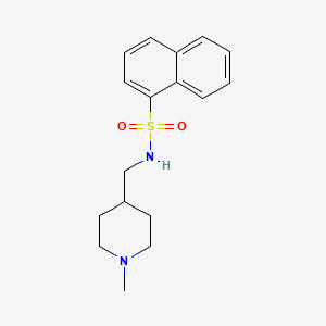 N-((1-methylpiperidin-4-yl)methyl)naphthalene-1-sulfonamide