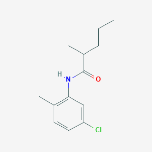 molecular formula C13H18ClNO B263082 N-(5-chloro-2-methylphenyl)-2-methylpentanamide 