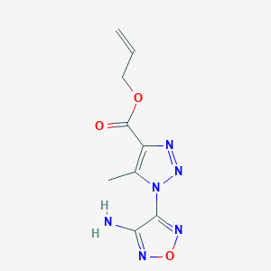 Prop-2-enyl 1-(4-amino-1,2,5-oxadiazol-3-yl)-5-methyltriazole-4-carboxylate
