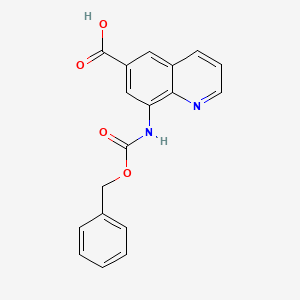 8-(Phenylmethoxycarbonylamino)quinoline-6-carboxylic acid