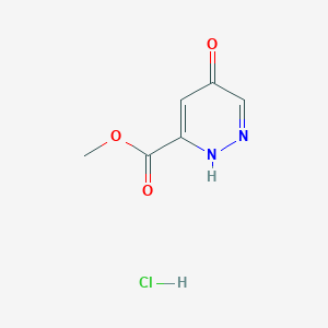 Methyl 4-oxo-1H-pyridazine-6-carboxylate;hydrochloride