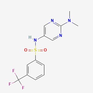 N-(2-(dimethylamino)pyrimidin-5-yl)-3-(trifluoromethyl)benzenesulfonamide