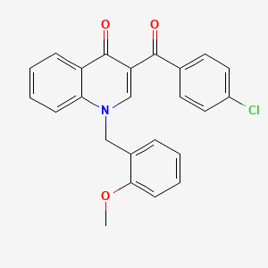 3-(4-chlorobenzoyl)-1-(2-methoxybenzyl)quinolin-4(1H)-one