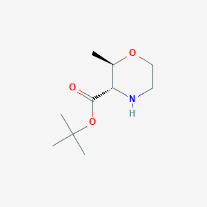 Tert-butyl (2R,3S)-2-methylmorpholine-3-carboxylate