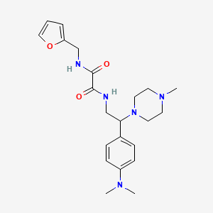 N'-{2-[4-(dimethylamino)phenyl]-2-(4-methylpiperazin-1-yl)ethyl}-N-[(furan-2-yl)methyl]ethanediamide