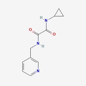 molecular formula C11H13N3O2 B2630976 N'-cyclopropyl-N-(pyridin-3-ylmethyl)oxamide CAS No. 678549-23-0