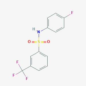 N-(4-fluorophenyl)-3-(trifluoromethyl)benzenesulfonamide