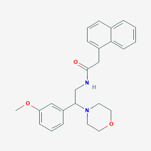 N-(2-(3-methoxyphenyl)-2-morpholinoethyl)-2-(naphthalen-1-yl)acetamide