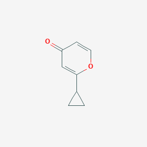 2-Cyclopropylpyran-4-one