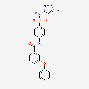 N-(4-(N-(5-methylisoxazol-3-yl)sulfamoyl)phenyl)-3-phenoxybenzamide