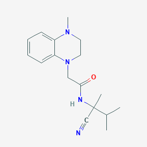 N-(1-cyano-1,2-dimethylpropyl)-2-(4-methyl-1,2,3,4-tetrahydroquinoxalin-1-yl)acetamide