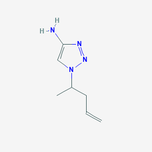 1-Pent-4-en-2-yltriazol-4-amine