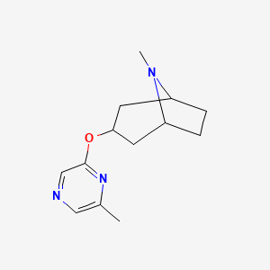8-Methyl-3-[(6-methylpyrazin-2-yl)oxy]-8-azabicyclo[3.2.1]octane