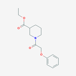 Ethyl 1-(phenoxyacetyl)-3-piperidinecarboxylate