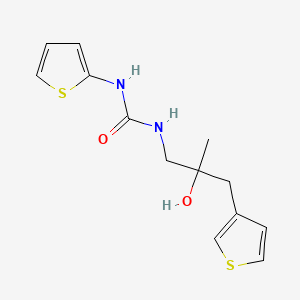 1-[2-Hydroxy-2-methyl-3-(thiophen-3-yl)propyl]-3-(thiophen-2-yl)urea