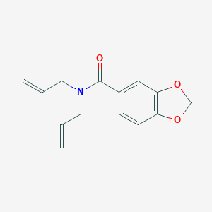 molecular formula C14H15NO3 B263111 N,N-diallyl-1,3-benzodioxole-5-carboxamide 