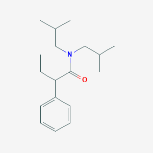 molecular formula C18H29NO B263112 N,N-bis(2-methylpropyl)-2-phenylbutanamide 