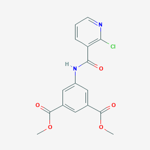 Dimethyl 5-{[(2-chloro-3-pyridinyl)carbonyl]amino}isophthalate