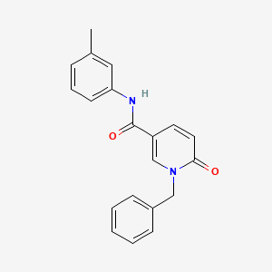 molecular formula C20H18N2O2 B2631157 1-benzyl-N-(3-methylphenyl)-6-oxopyridine-3-carboxamide CAS No. 946380-04-7