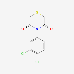 molecular formula C10H7Cl2NO2S B2631159 4-(3,4-Dichlorophenyl)thiomorpholine-3,5-dione CAS No. 338409-81-7