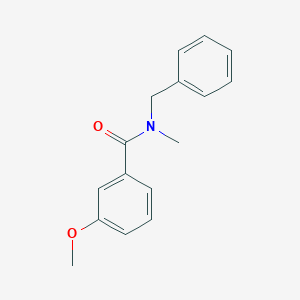 molecular formula C16H17NO2 B263117 N-benzyl-3-methoxy-N-methylbenzamide 