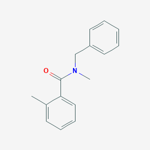 molecular formula C16H17NO B263118 N-benzyl-N,2-dimethylbenzamide 