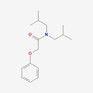 molecular formula C16H25NO2 B263119 N,N-bis(2-methylpropyl)-2-phenoxyacetamide 