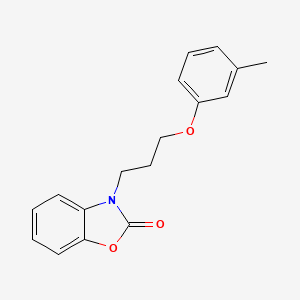 3-[3-(3-methylphenoxy)propyl]-1,3-benzoxazol-2(3H)-one