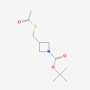 Tert-butyl 3-(acetylthiomethyl)-azetidine-1-carboxylate