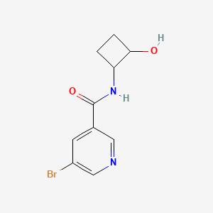 5-bromo-N-(2-hydroxycyclobutyl)pyridine-3-carboxamide